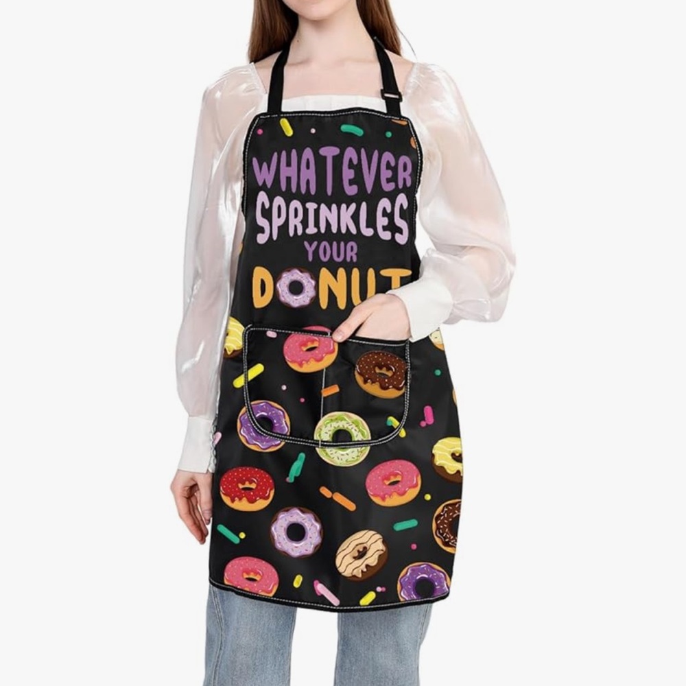 Whatever Sprinkles Your Donut Apron